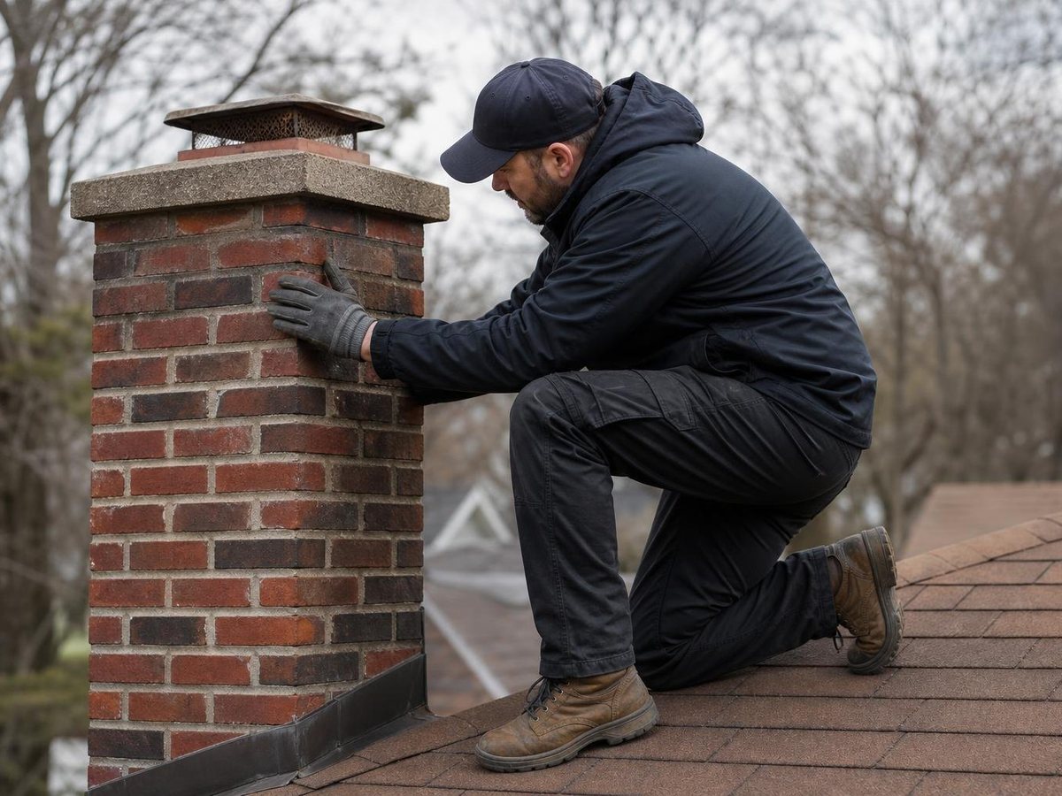Plain Chimney Service work in Needham